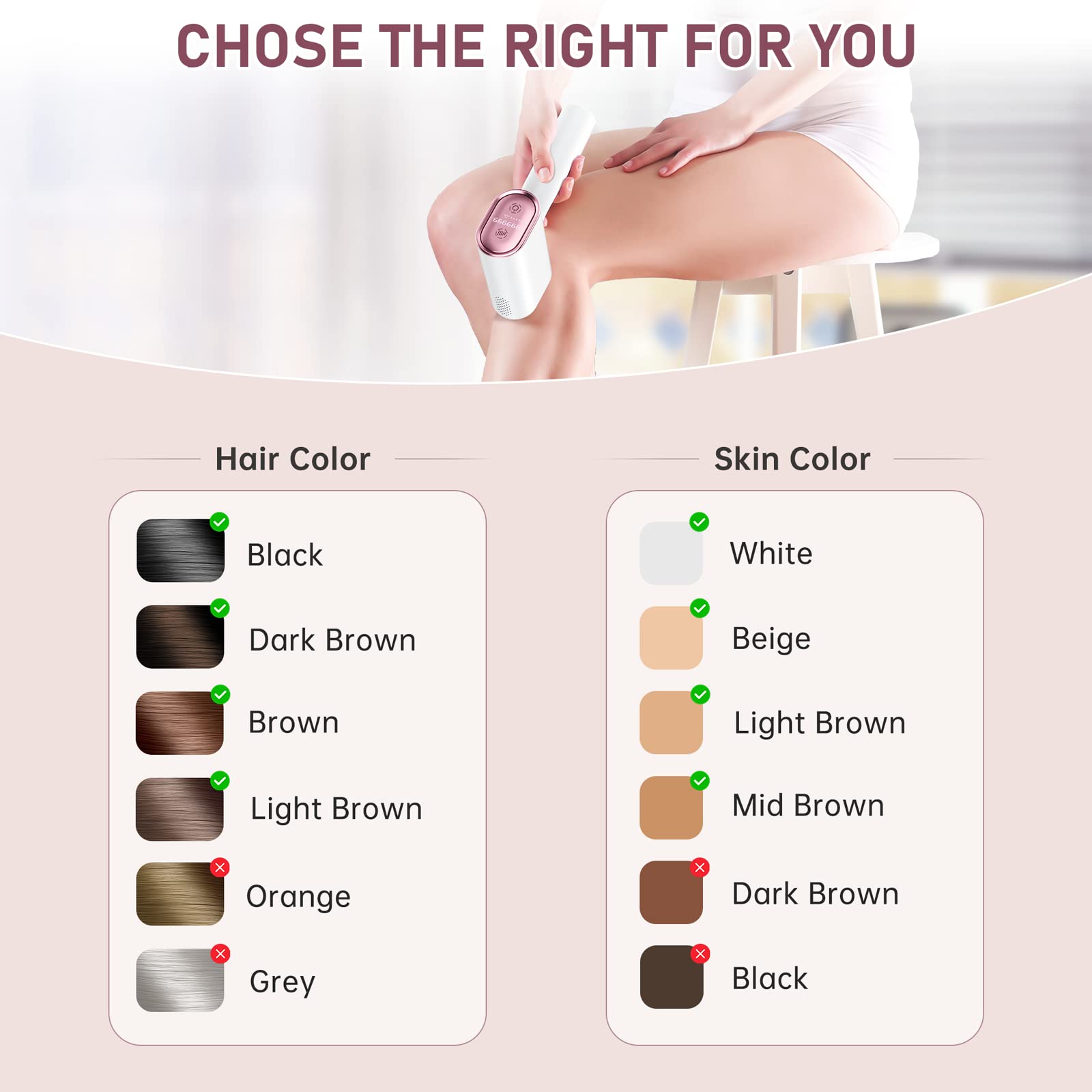 Amazon.com: Laser Hair Removal Permanent IPL Hair Removal for